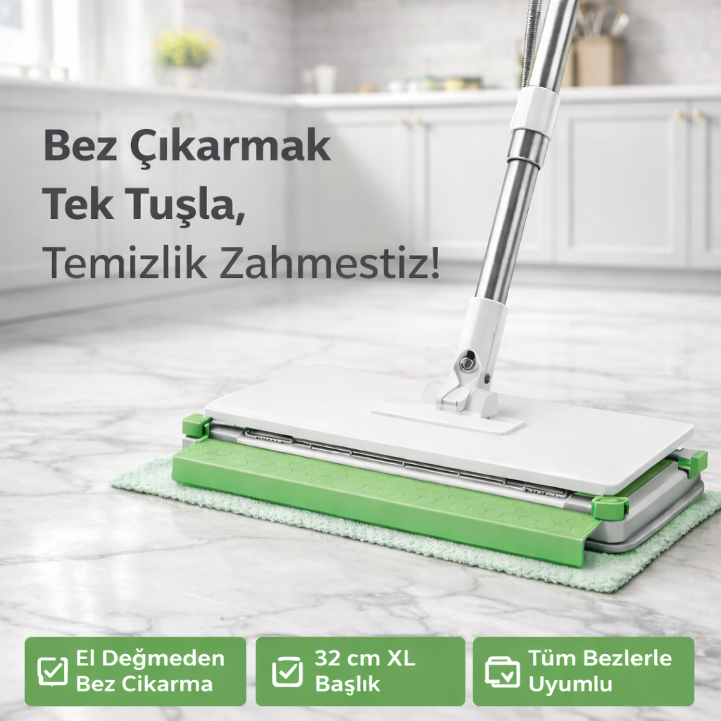 Klips Büyük Boy Kıskaçlı Mop