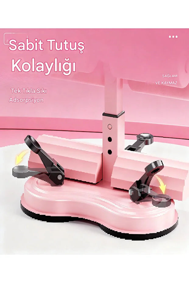 Mekik çekme ve Karın Egzersiz Aleti Kürek Ayarlanabilir Kaymaz Tabanlı Ev Tipi Spor Aleti