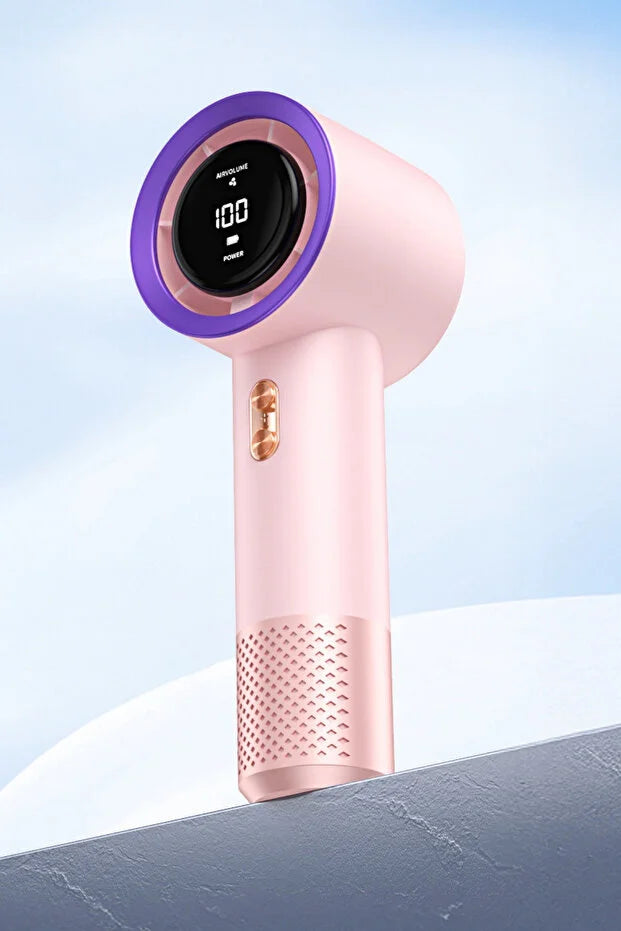 Techno Taşınabililir Mini Usb Şarjlı Turbo Dijital Ekranlı El Vantilatör Fan Soğutucu T13