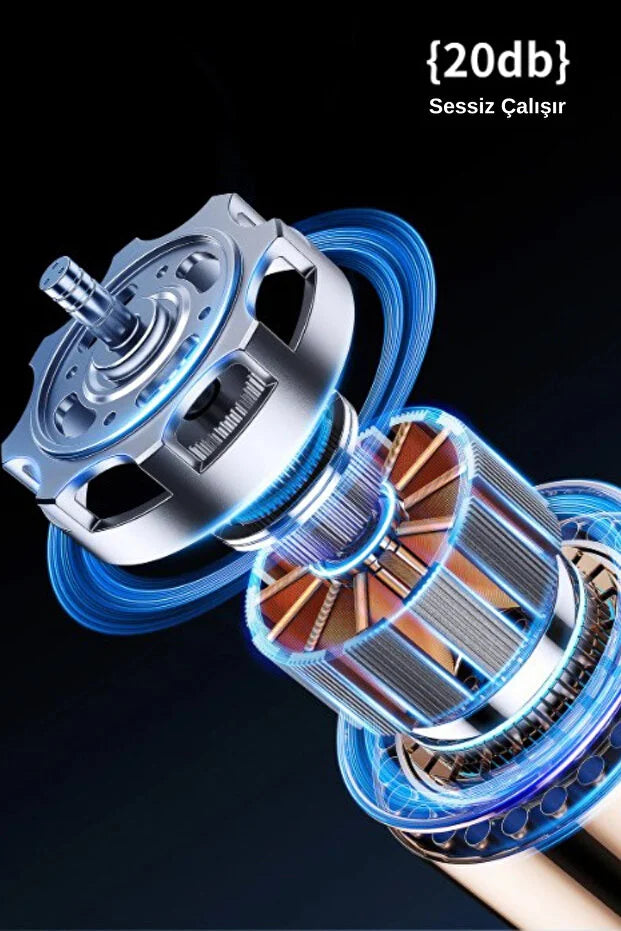 Techno Taşınabililir Mini Usb Şarjlı Turbo Dijital Ekranlı El Vantilatör Fan Soğutucu T13