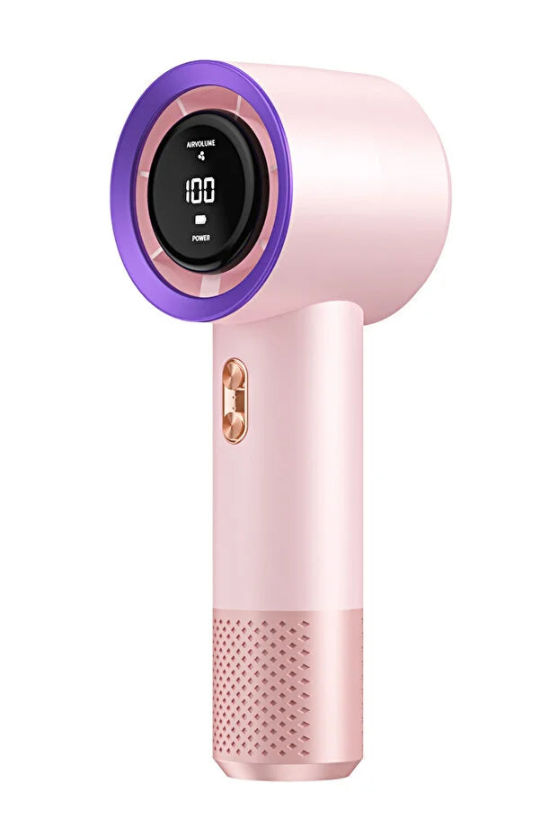 Techno Taşınabililir Mini Usb Şarjlı Turbo Dijital Ekranlı El Vantilatör Fan Soğutucu T13