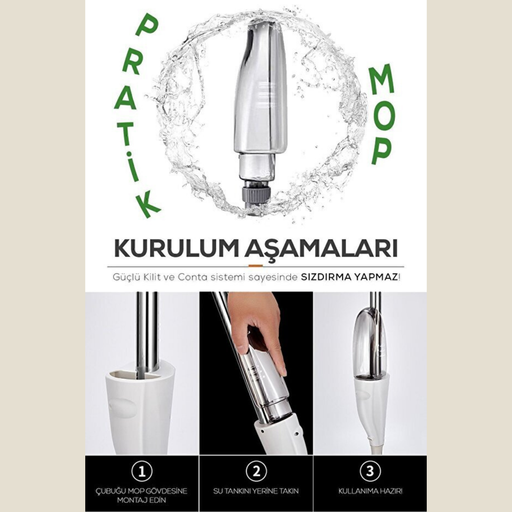 Sprey Mop - 4 Bez Hediyeli