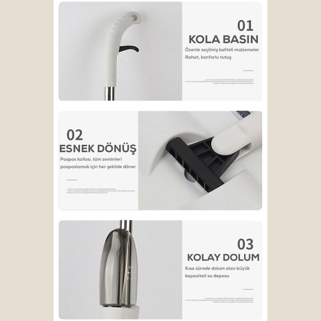 Sprey Mop - 4 Bez Hediyeli