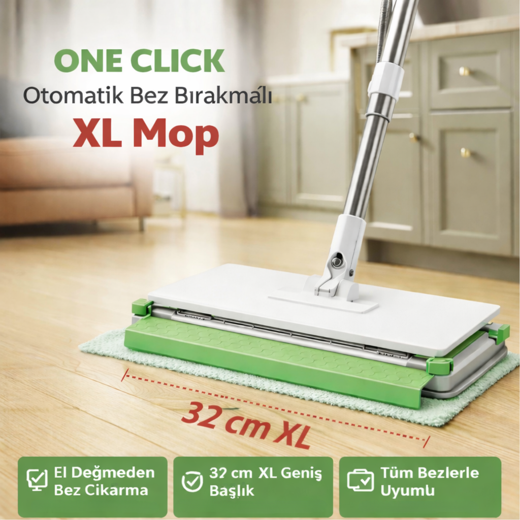 Klips Büyük Boy Kıskaçlı Mop