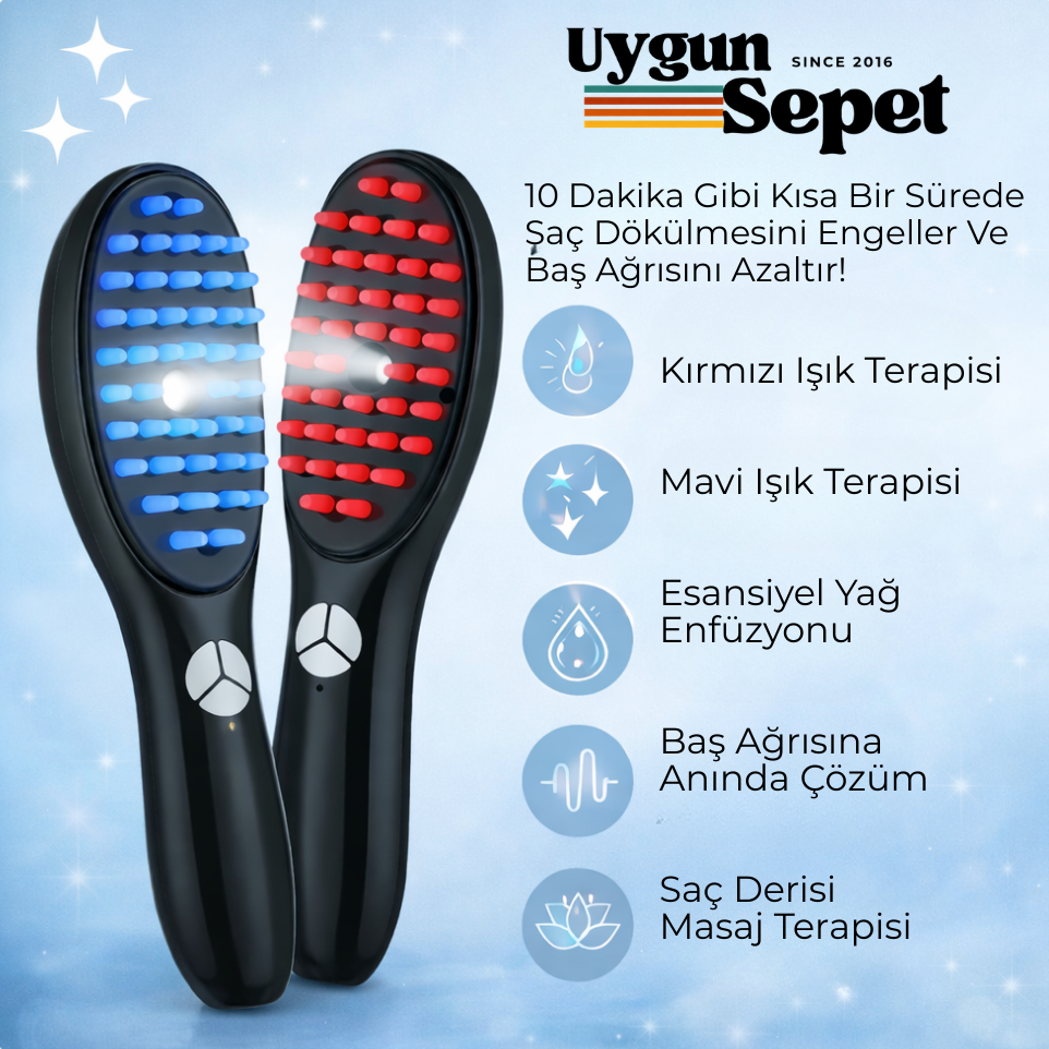 Buharlı Saç Bakım Tarağı